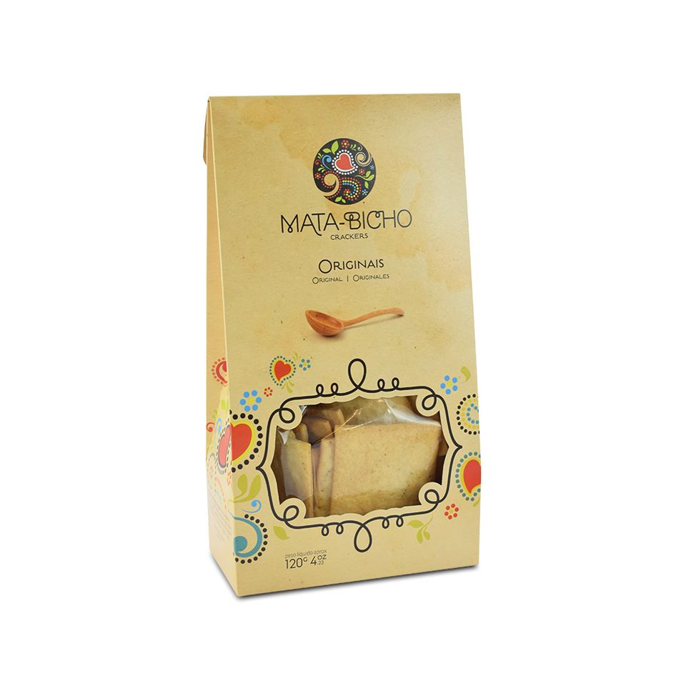 Crackers Mata-Bicho Original, crocantes e neutros