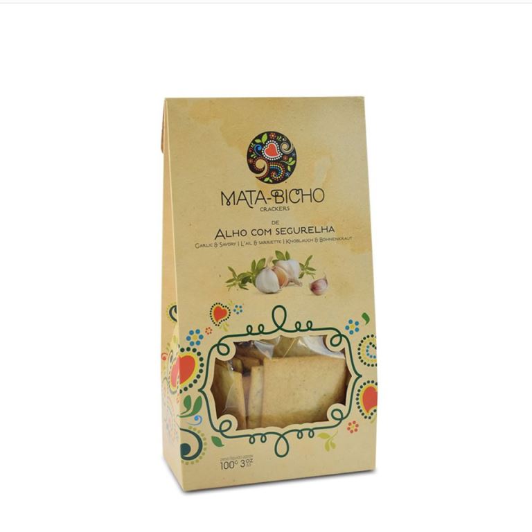 Crackers Mata-Bicho de Alho e Segurelha